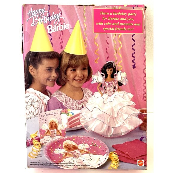 Mattel African American "Happy Birthday Barbie" 1966-1994 Never out of Box-Notes - Picture 6 of 8